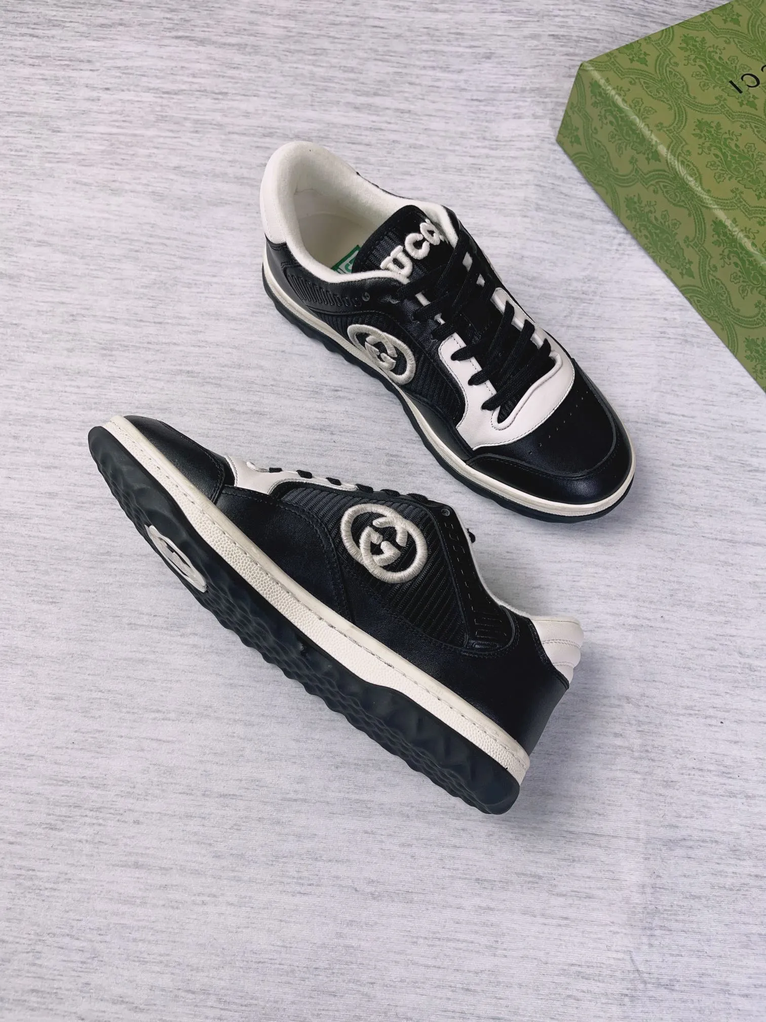 👟👟Ex-factory price 600👟👟 👑The top version of Gucci's latest popular MAC80 sneakers on the market, women's 35-40, men's 39-45 👏👏👏Welcome all bosses to compare and provide guidance...